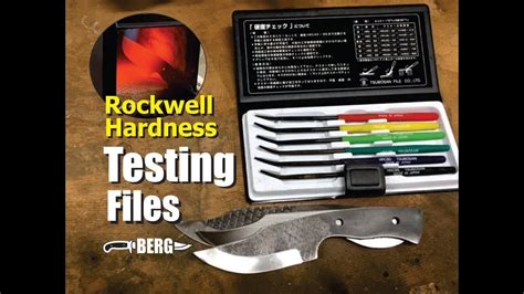 use hardness testervto test knife blade|How to use Rockwell Hardness Files for knife making .